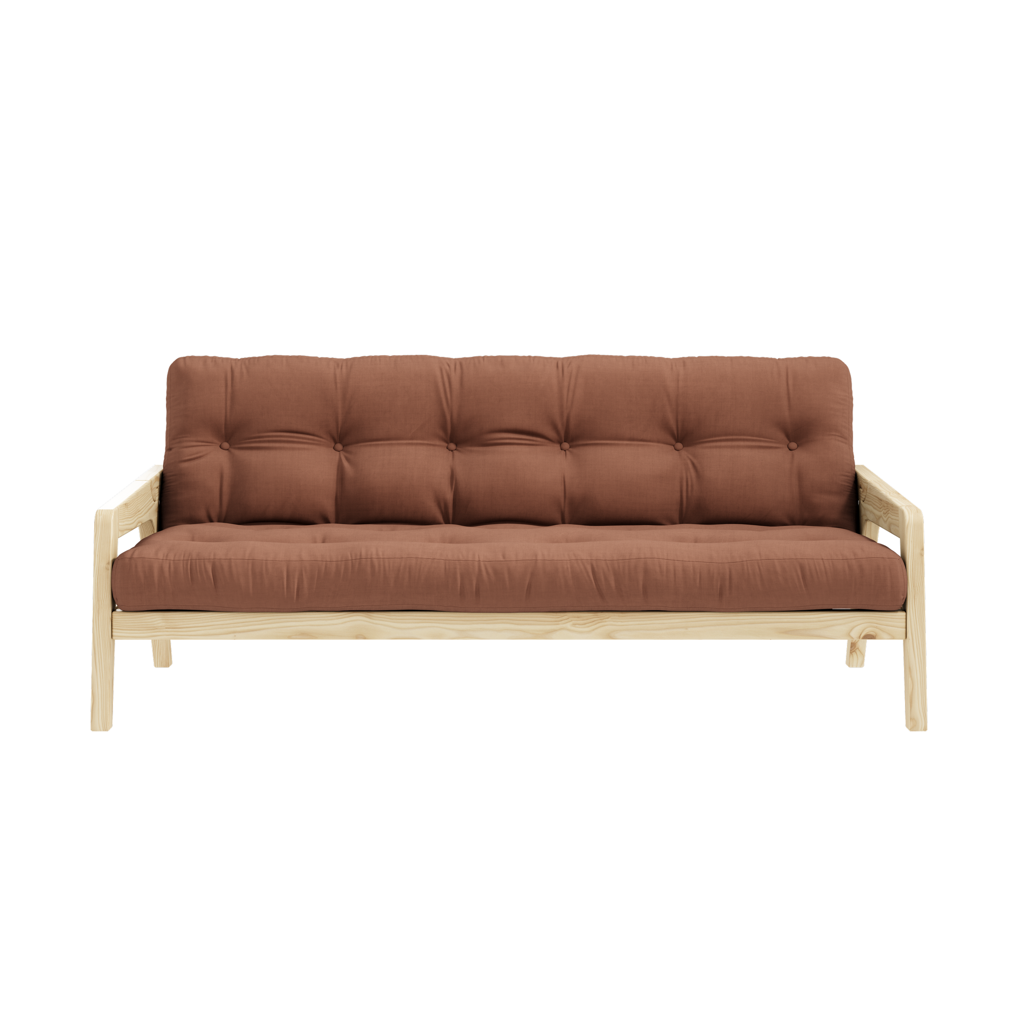 brown futon sofa bed